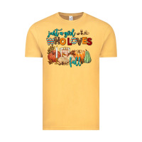Vintage Mustard just a girl who loves fall Vintage Tee - AdoDesignShop