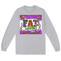 Moon Dust fat tuesday fleur de lis and mardi gras beads Long Sleeve Tee - Artiststas