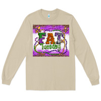 Mushroom fat tuesday fleur de lis and mardi gras beads Long Sleeve Tee - Artiststas