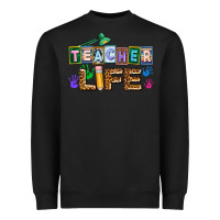 Black teacher life Heavyweight Sweatshirt - AdoDesignShop