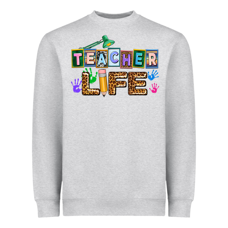 Teacher Life Heavyweight Sweatshirt by AdoDesignShop | Teevron