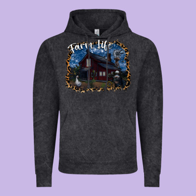 Farm Life2 Vintage Hoodie Designed By Sublimationcraftshop