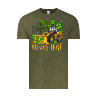 Vintage Olive a little dirt never hurt st patricks bulldozer Vintage Tee - JahusDesignShop