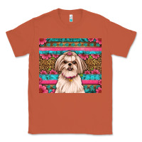Copper shih tzu floral tumbler Classic Tee - Artiststas
