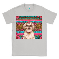 Moon Dust shih tzu floral tumbler Classic Tee - Artiststas