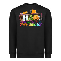Black teacher chaos coordinator Heavyweight Sweatshirt - AdoDesignShop