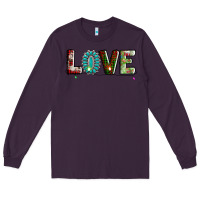 Plum love christmas gemstone Long Sleeve Tee - AdoDesignShop