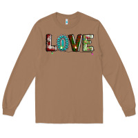 Toasted Coconut love christmas gemstone Long Sleeve Tee - AdoDesignShop