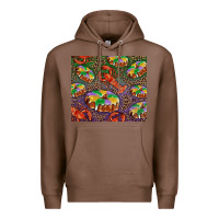 Chestnut mardi gras king cake and crawfish Premium Hoodie - RanaPortraitStore