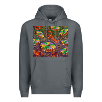 Rock mardi gras king cake and crawfish Premium Hoodie - RanaPortraitStore