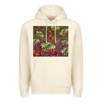 Sandshell mardi gras king cake and crawfish Premium Hoodie - RanaPortraitStore