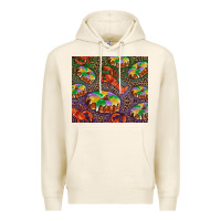 Tofu mardi gras king cake and crawfish Premium Hoodie - RanaPortraitStore