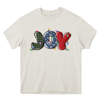 Cream joy christmas lights Heavy Core Tee - MaliasSmallBusiness