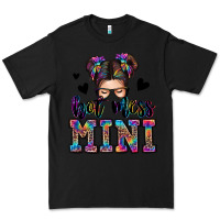 Black mess mini messy bun Premium Tee - Zillion Design Studio