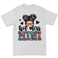 Dove Grey mess mini messy bun Premium Tee - Zillion Design Studio