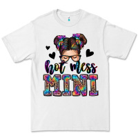 White mess mini messy bun Premium Tee - Zillion Design Studio