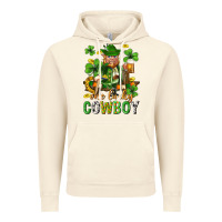 Vintage Artic One lucky cowboy with st. patricks elf Vintage Hoodie - Neo Western