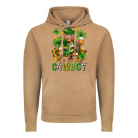 Vintage Camel One lucky cowboy with st. patricks elf Vintage Hoodie - Neo Western