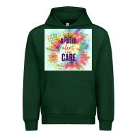 Forest Green spoiler alert i don't care Urban Hoodie - TumblerDesignByShophia