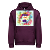 Mauve Wine spoiler alert i don't care Urban Hoodie - TumblerDesignByShophia
