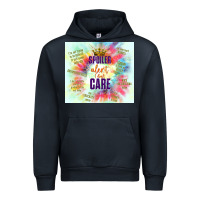 Navy spoiler alert i don't care Urban Hoodie - TumblerDesignByShophia