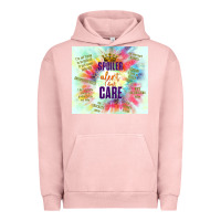 Pigment Salmon spoiler alert i don't care Urban Hoodie - TumblerDesignByShophia
