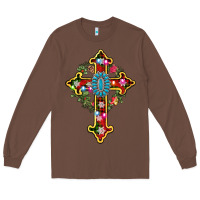 Chestnut christmas cross Long Sleeve Tee - AdoDesignShop