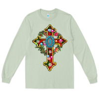 Matcha christmas cross Long Sleeve Tee - AdoDesignShop