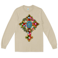 Mushroom christmas cross Long Sleeve Tee - AdoDesignShop