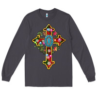 Smoke christmas cross Long Sleeve Tee - AdoDesignShop