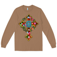 Toasted Coconut christmas cross Long Sleeve Tee - AdoDesignShop