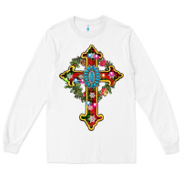 White christmas cross Long Sleeve Tee - AdoDesignShop