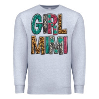Heather Grey Girl Mimi Premium Sweatshirt - BundleAndBundleShop