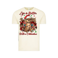 Vintage Arctic christmas life is better with a chihuahua Vintage Tee - JahusDesignShop