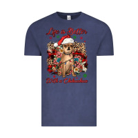 Vintage Denim christmas life is better with a chihuahua Vintage Tee - JahusDesignShop