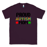 Plum autism awareness puzzle theme Classic Tee - CowhideDigitalArt