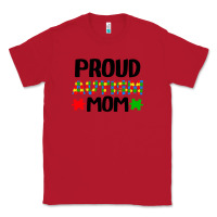 Red autism awareness puzzle theme Classic Tee - CowhideDigitalArt
