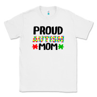 White autism awareness puzzle theme Classic Tee - CowhideDigitalArt