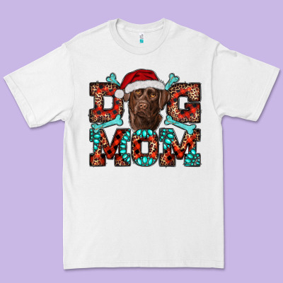 Christmas Labrador Dog Mom Premium Tee Designed By Ranaportraitstore