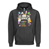 Charcoal Heather easter gamer Zipper Hoodie - MaliasSmallBusiness