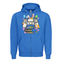 True Royal easter gamer Zipper Hoodie - MaliasSmallBusiness