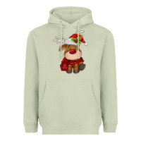 Matcha christmas baby deer Heavyweight Hoodie - MaliasSmallBusiness