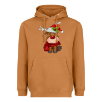 Meerkat christmas baby deer Heavyweight Hoodie - MaliasSmallBusiness