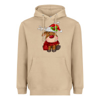 Mushroom christmas baby deer Heavyweight Hoodie - MaliasSmallBusiness