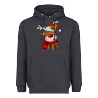 Smoke christmas baby deer Heavyweight Hoodie - MaliasSmallBusiness
