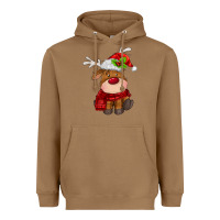 Toasted Coconut christmas baby deer Heavyweight Hoodie - MaliasSmallBusiness