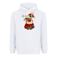 White christmas baby deer Heavyweight Hoodie - MaliasSmallBusiness