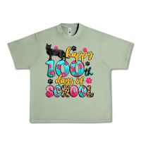 Oil Green happy 100th days of school cat Urban Heavy Tee - Artiststas