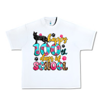 White happy 100th days of school cat Urban Heavy Tee - Artiststas