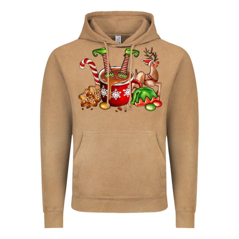 Chocolate Elf Vintage Hoodie by FaDigitalArtStudio | Teevron